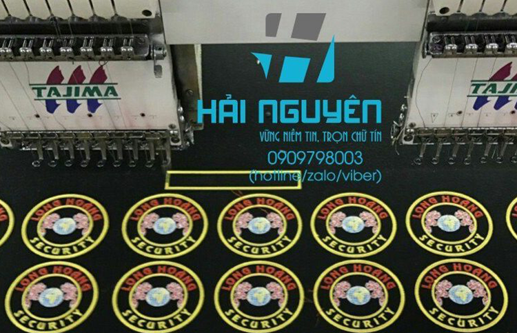 Áo thun đồng phục thêu logo - hainguyengroup.vn