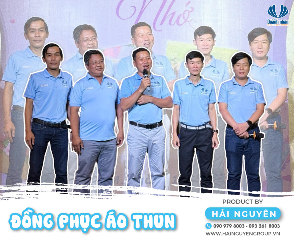 Tự tin khi mặc áo thun đồng phục