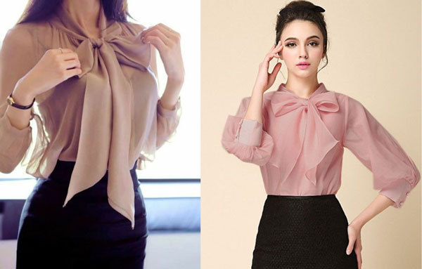 Cách thắt nơ áo truyền thống