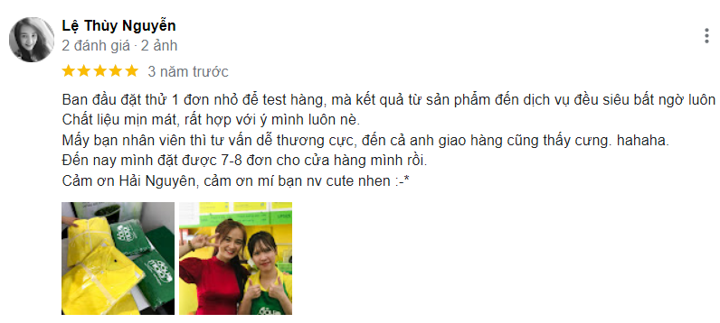 Đánh giá của khách hàng