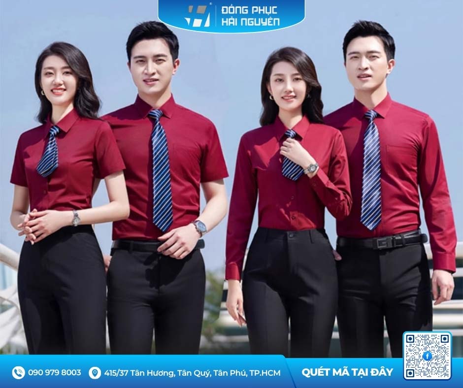 Áo đồng phục công ty sơ mi