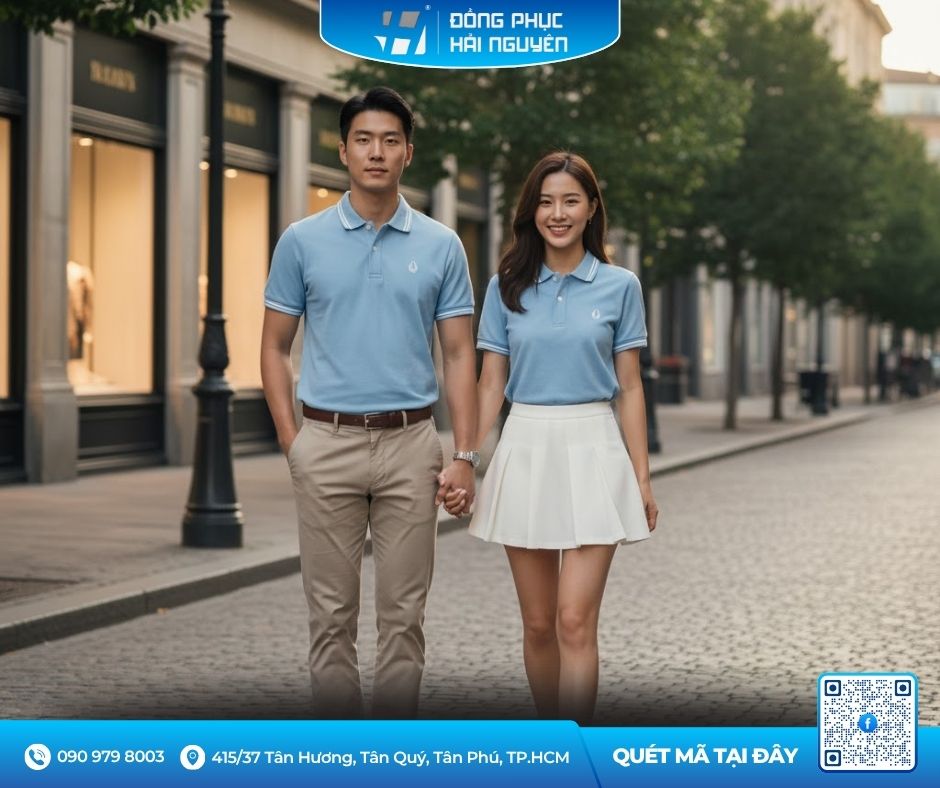 Màu xanh dương nhạt dễ mặc