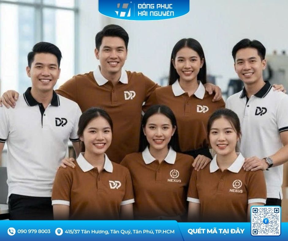 Đồng phục nhóm giúp tăng tính đồng bộ cho doanh nghiệp