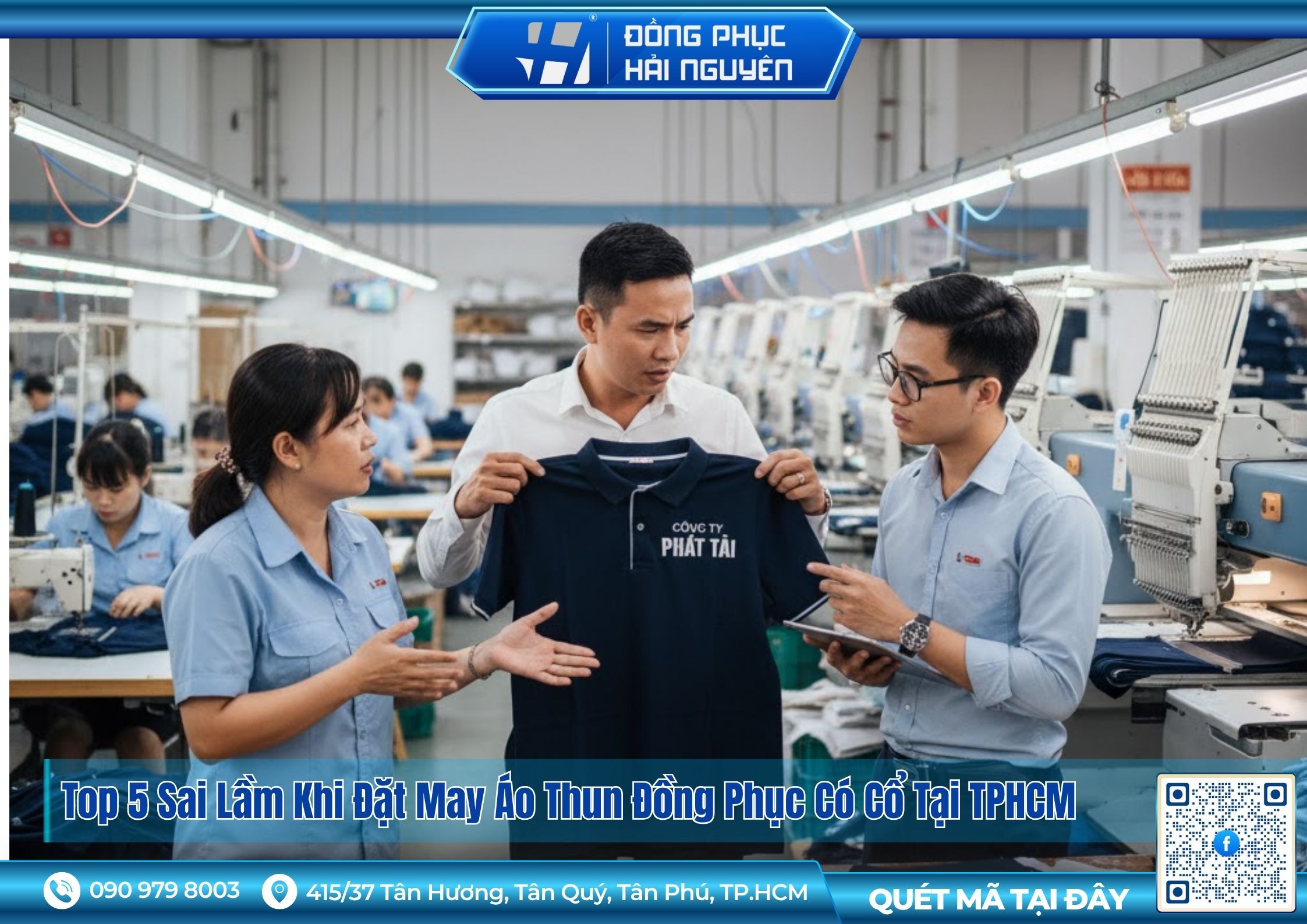 Top 5 Sai Lầm Khi Đặt May Áo Thun Đồng Phục Có Cổ Tại TPHCM