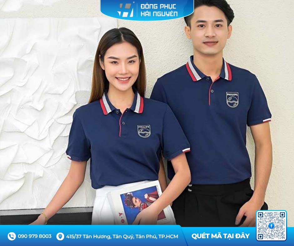 In thêu đồng phục áo thun cho công ty