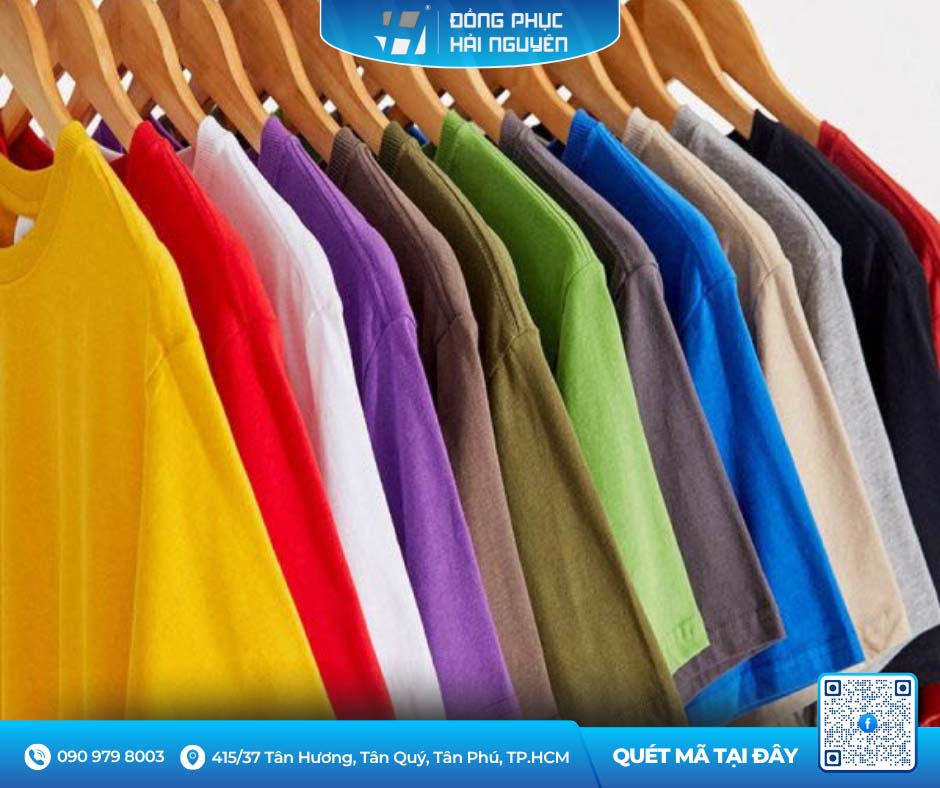 Chất vải may đồng phục áo thun