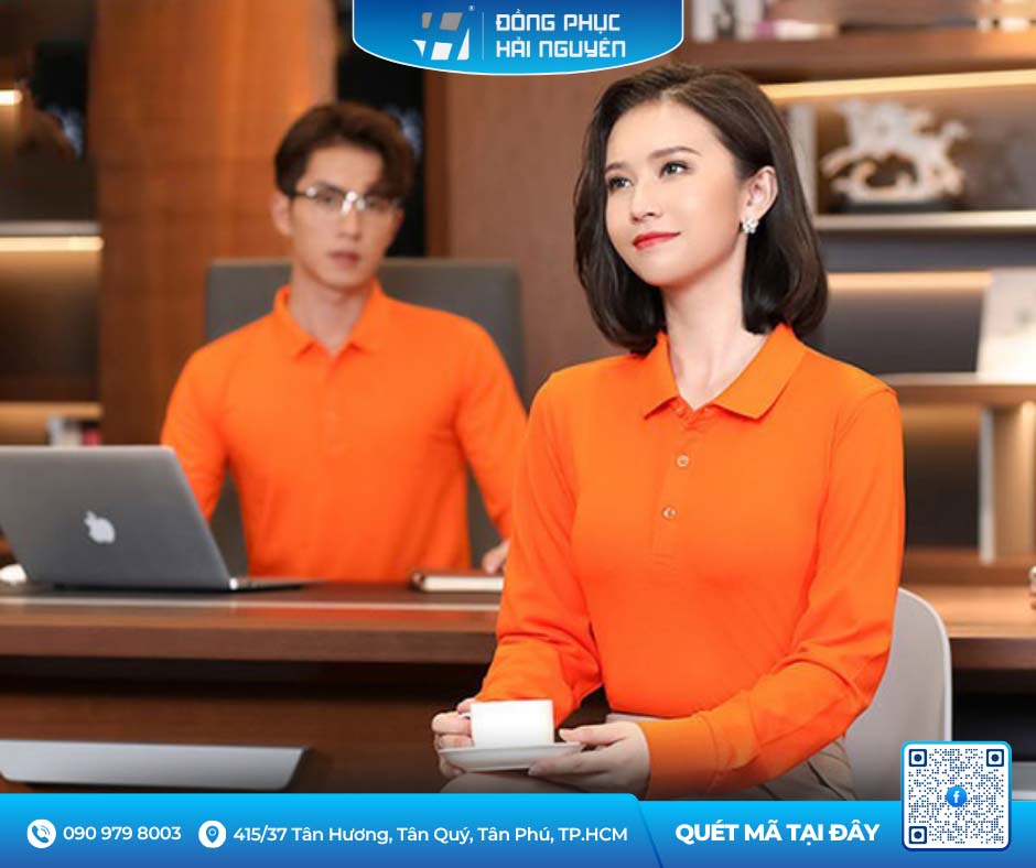 Mẫu áo tay dài đồng phục