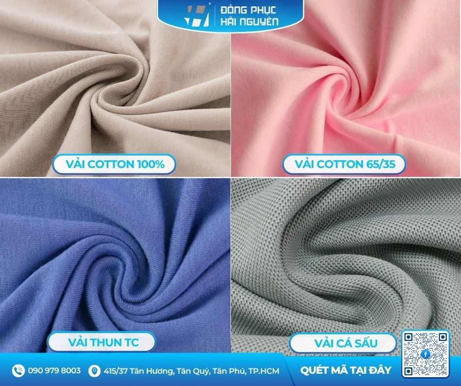 Chất vải may áo thun số lượng ít