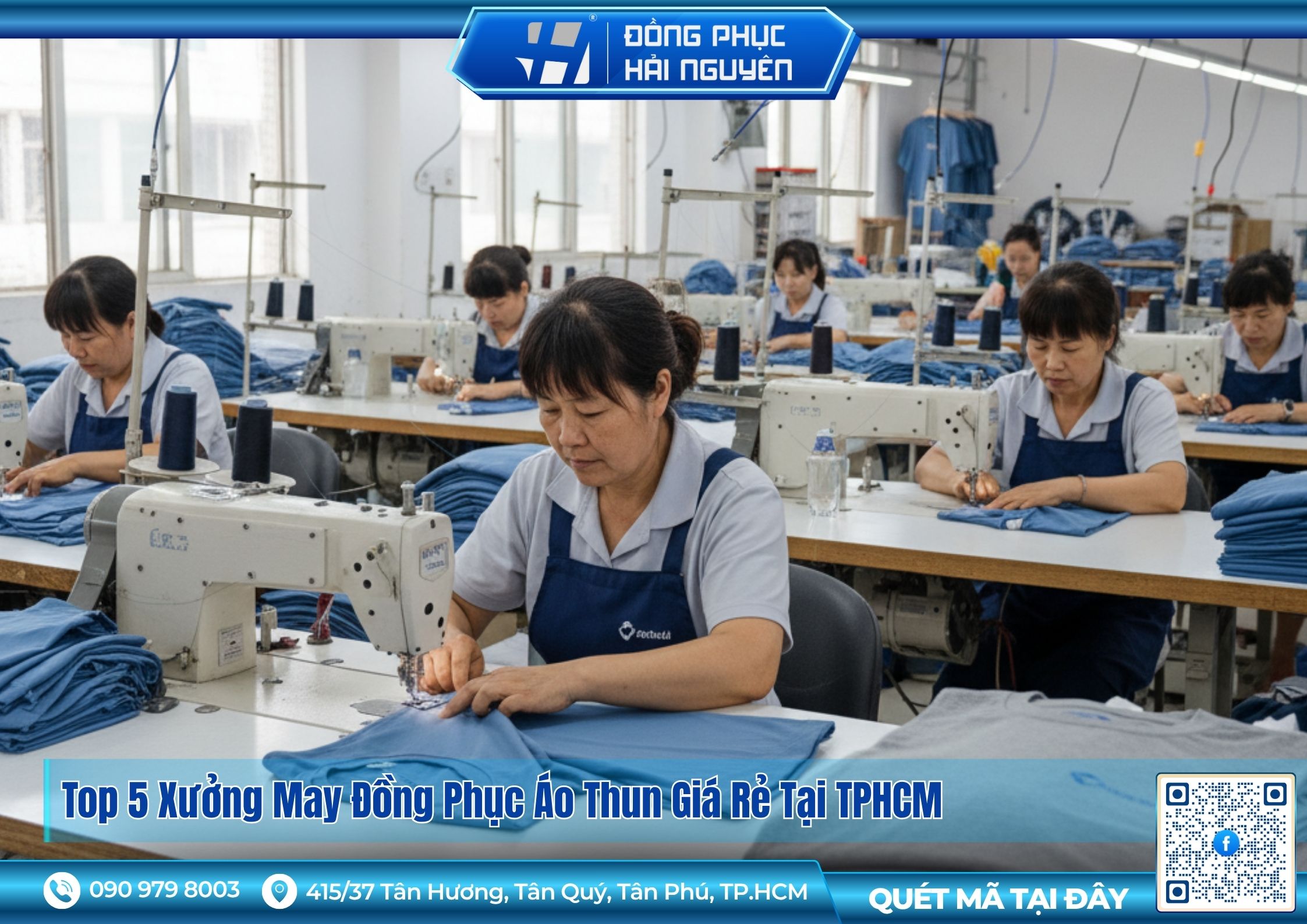 Top 5 Xưởng May Đồng Phục Áo Thun Giá Rẻ Tại TPHCM