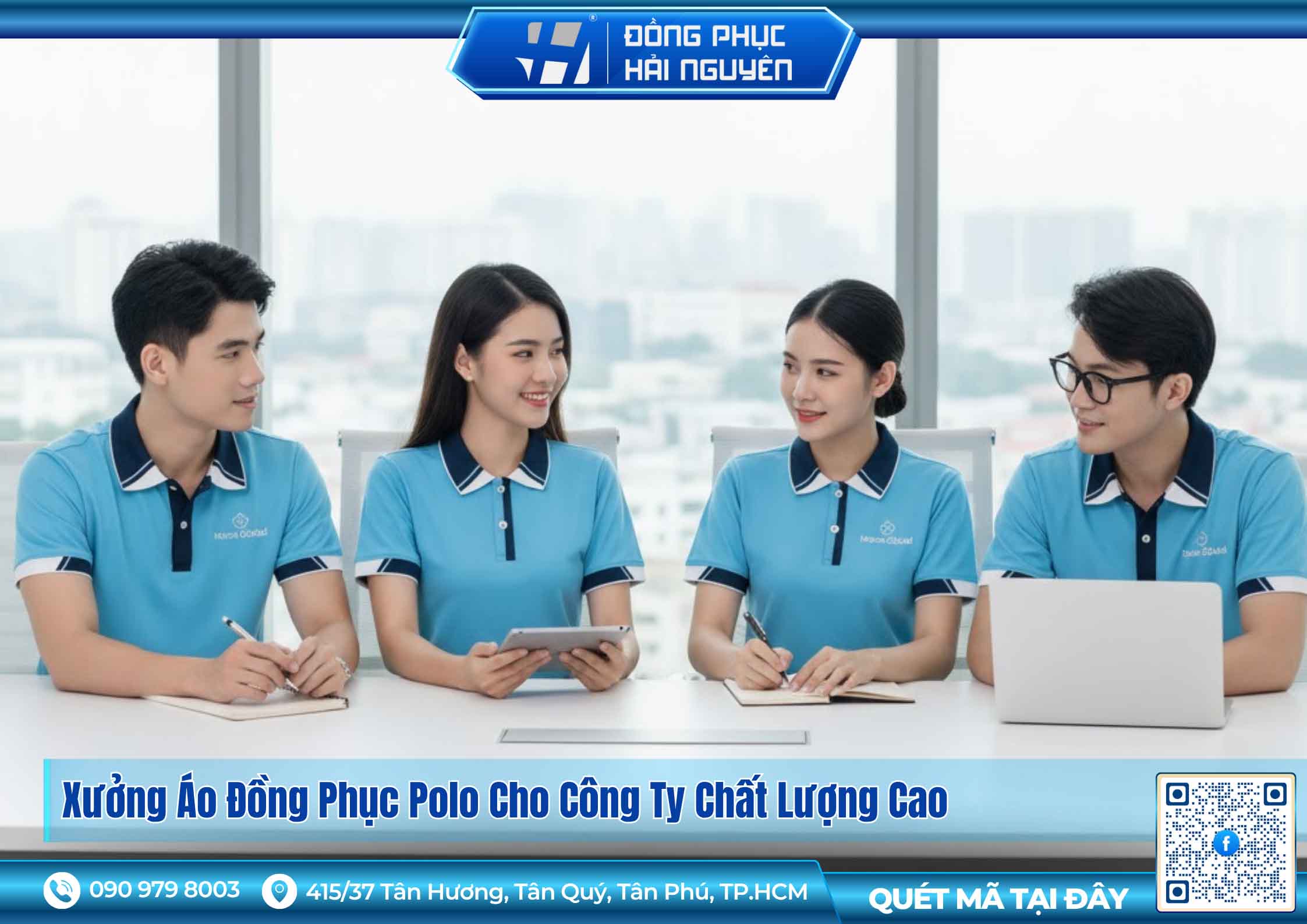 Xưởng Áo Đồng Phục Polo Cho Công Ty Chất Lượng Cao