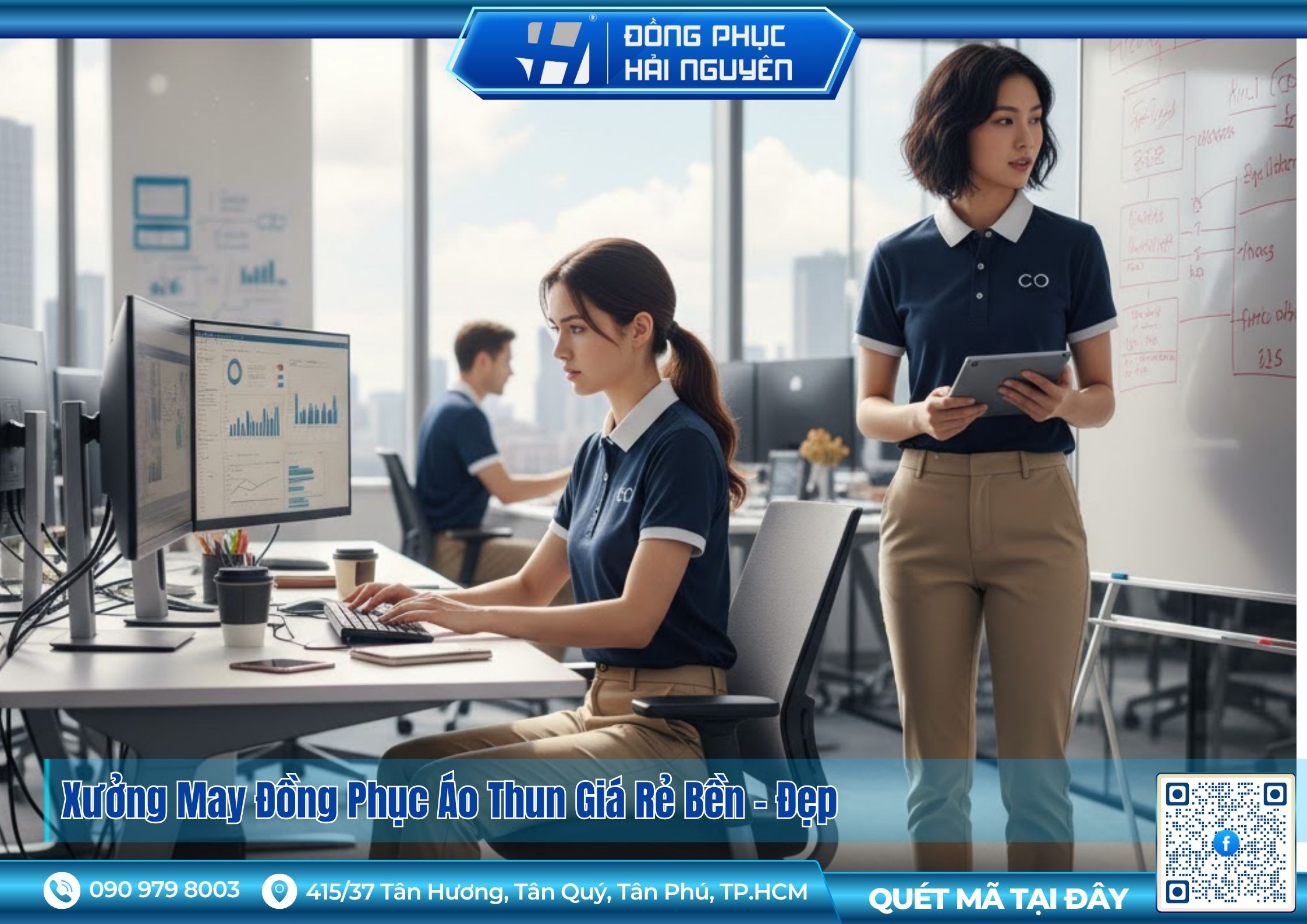 Xưởng May Đồng Phục Áo Thun Giá Rẻ Bền - Đẹp