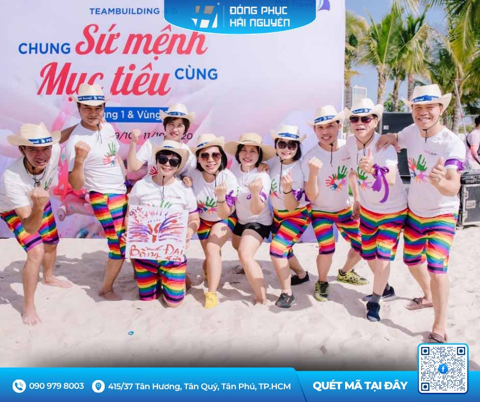 Chất liệu may áo team building đồng phục