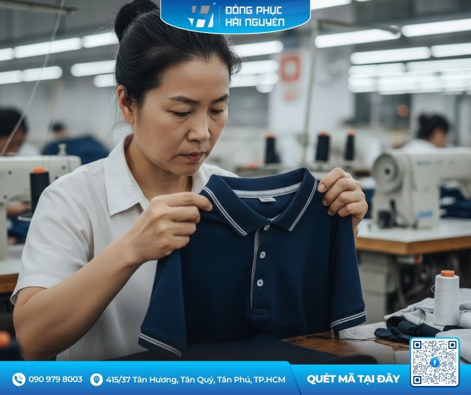 Xưởng may tại TPHCM luôn chú ý từng đường kim mũi chỉ